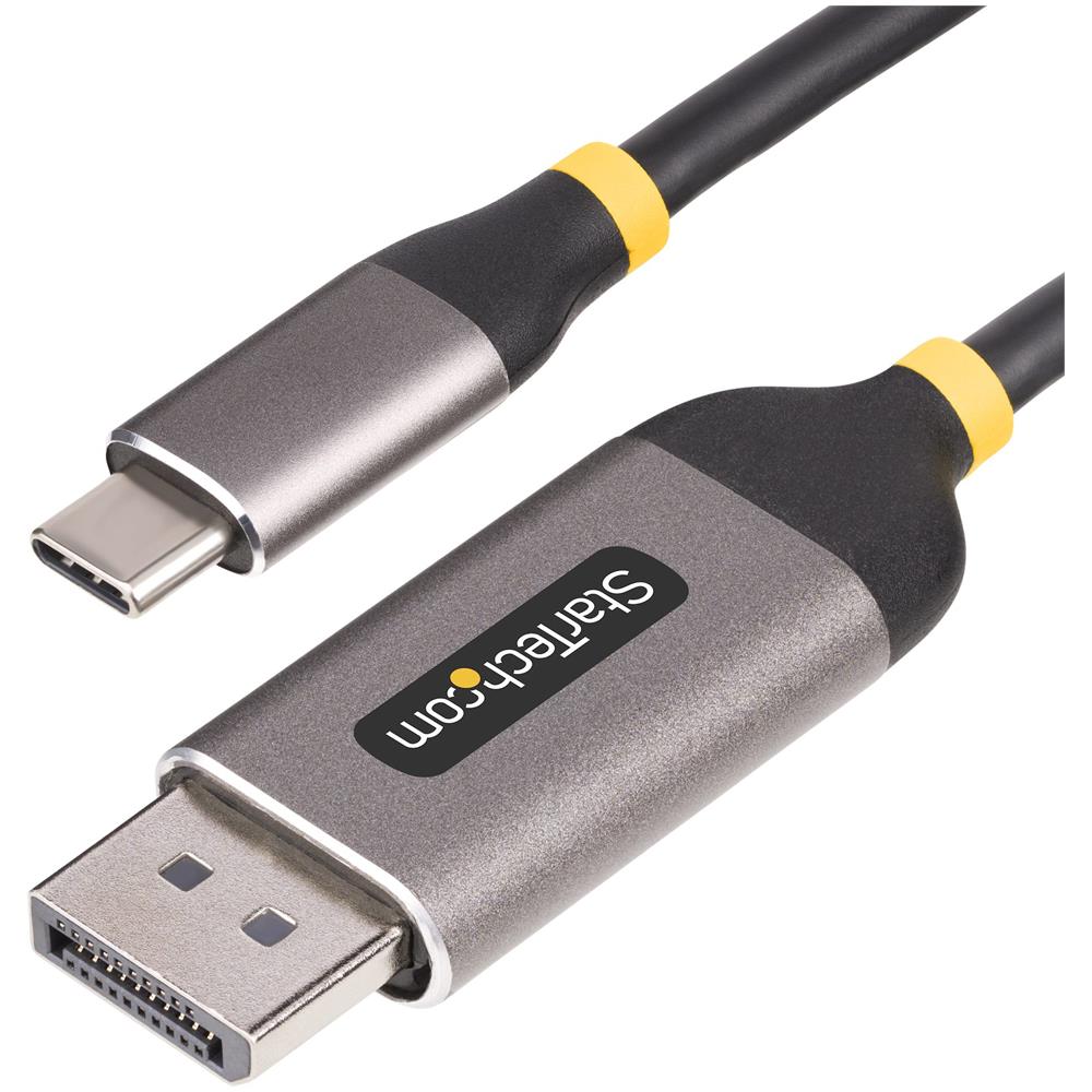 Cavo USB-C a DisplayPort da 3m, 8K 60Hz, 4K 144Hz, HDR, Cavo adattatore USB Tipo-C a DP 1.4, Convertitore video compatibile USB4/Thunderbolt 3/4 - Foto 1
