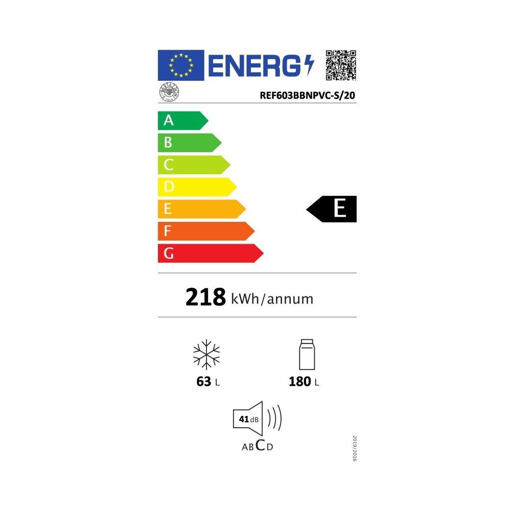 Frigorifero Combinato REF603BBNPVC-S / 20 Total No Frost Active Oxygen Classe E Capacità Netta 180L Litri Colore Bianco - Foto 2