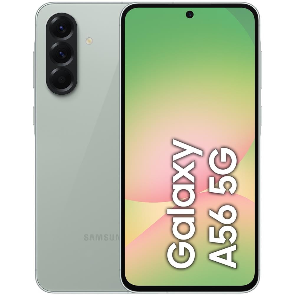 Galaxy A56 5G 128GB 8GB Ram Display 6.7" Super AMOLED Main Camera 50MP IP67 NanoSIM + eSIM Exynos Android 15 5000 mAh Awesome Olive Italia - Foto 1
