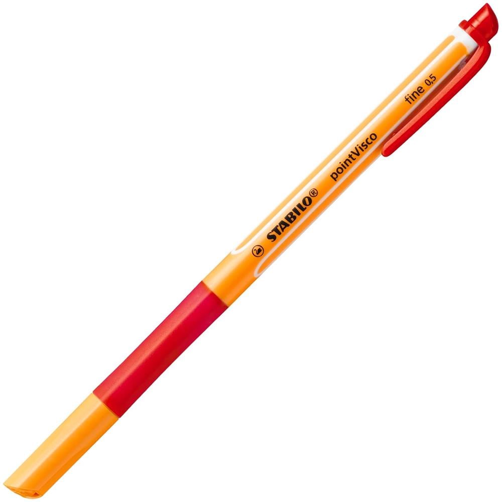 pointVisco - Penna Roller a inchiostro Gel - Confezione da 10 - Rosso - Foto 1