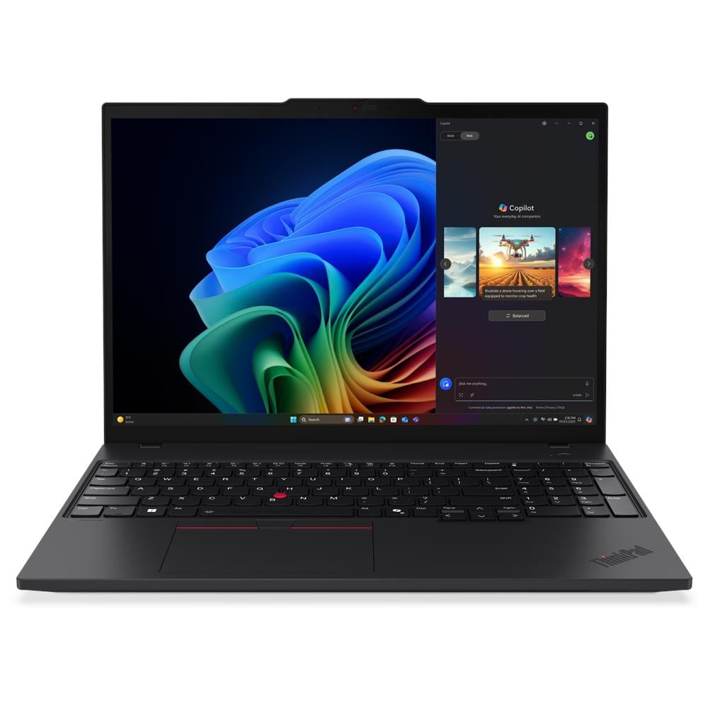 Notebook ThinkPad T16 Gen 4 Copilot+ PC Monitor 16" WUXGA AMD Ryzen AI 7 PRO 350 RAM 32GB SSD 1TB 4xUSB Windows 11 Pro - Foto 1