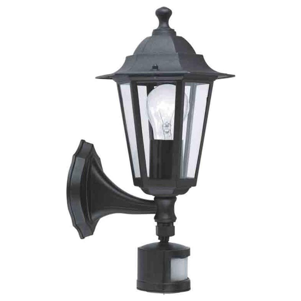 Luce Da Parete Esterna Con Sensore Laterna 4 60 W Nero 22469 - Foto 1