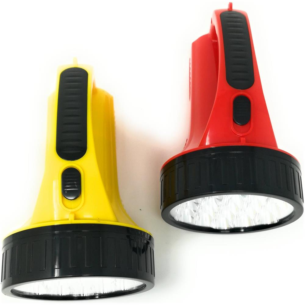Luce Di Emergenza Torcia Portatile Lampada Ricaricabile Bianca 19 Led Con Cavo - Foto 2