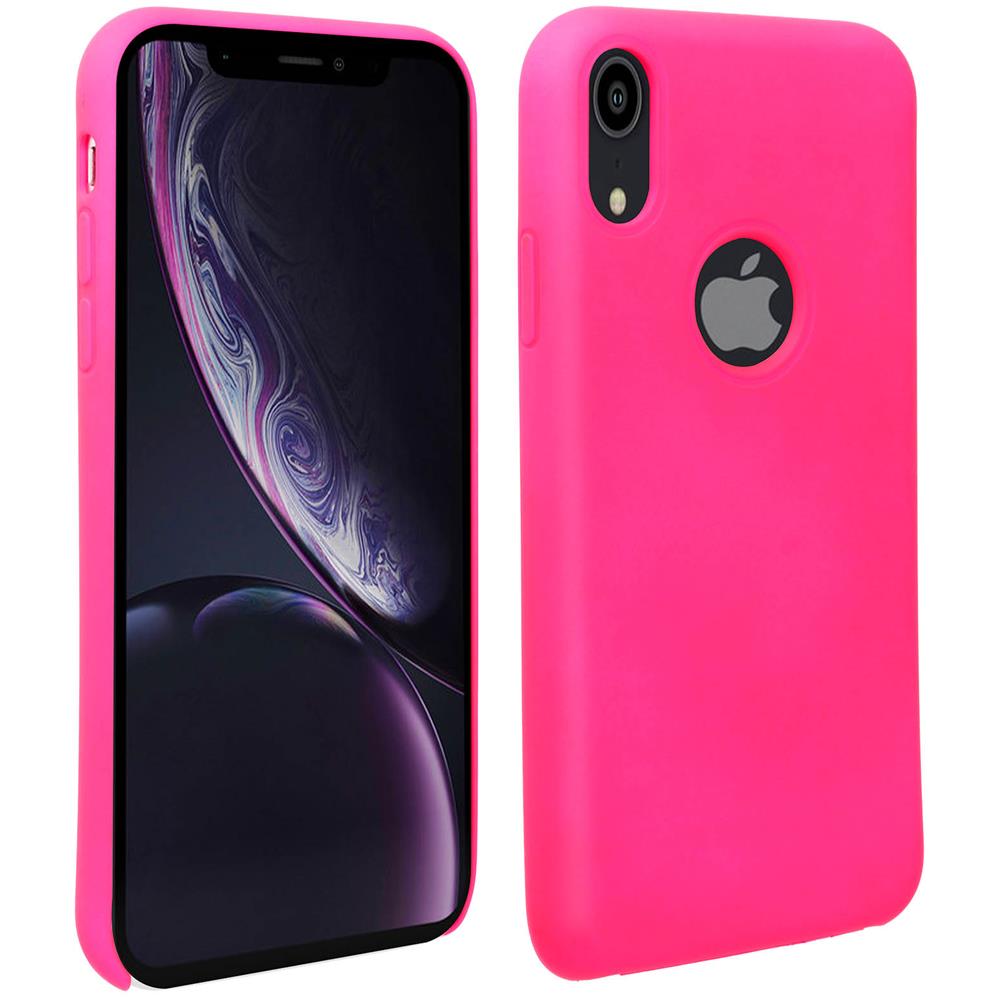 Cover Silicone Iphone Xr Semi-rigida Opaca Finitura Soft Touch Rosa - Foto 1