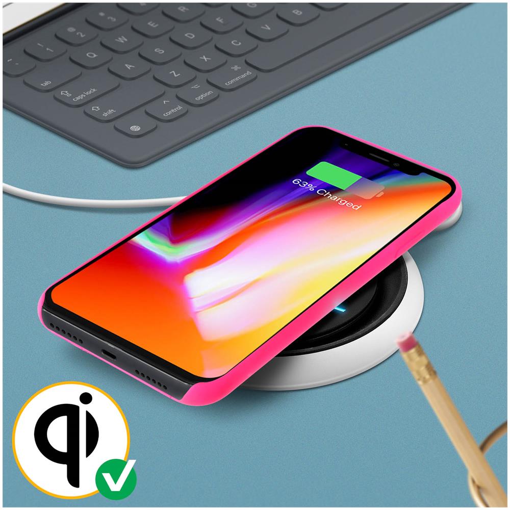 Cover Silicone Iphone Xr Semi-rigida Opaca Finitura Soft Touch Rosa - Foto 5