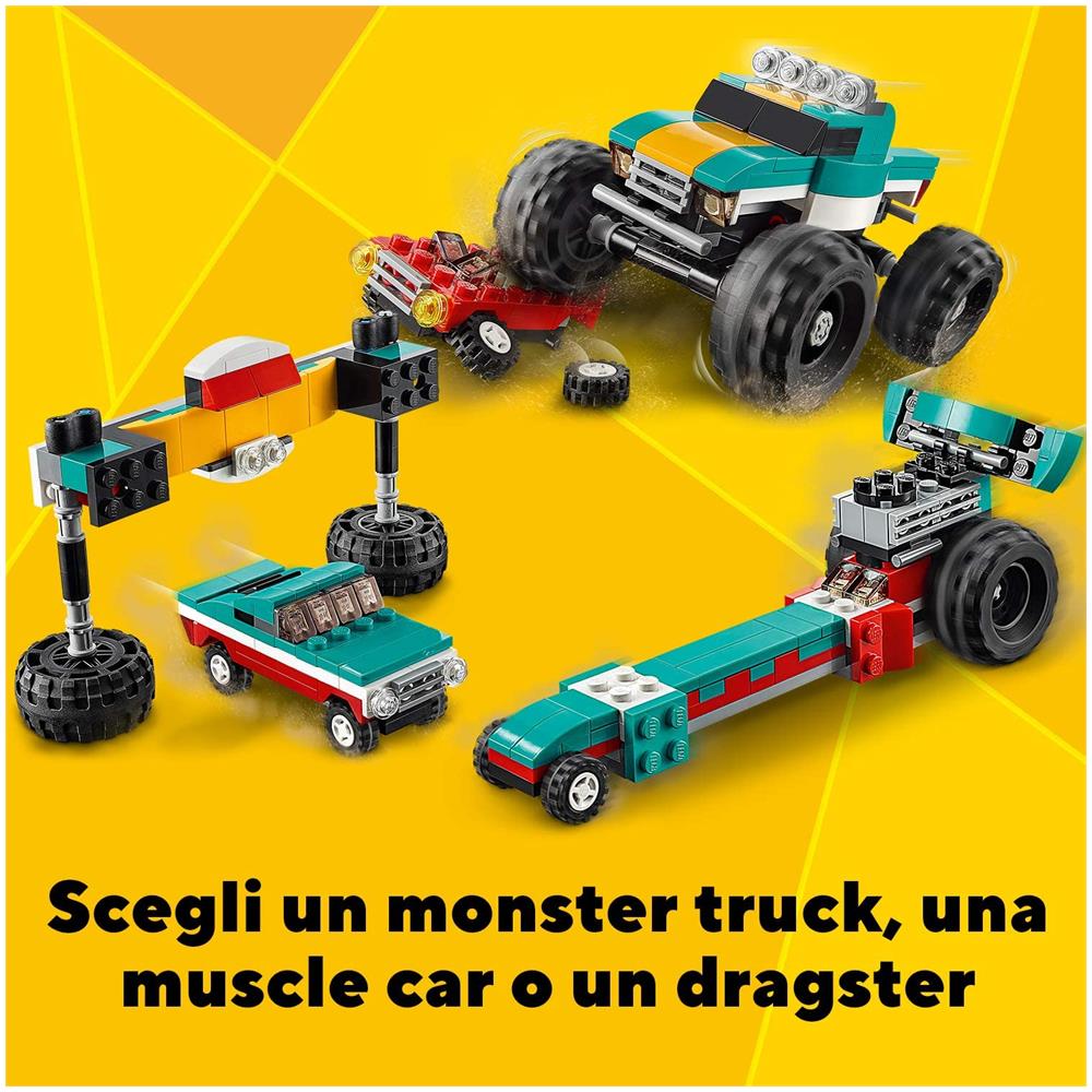 31101 Creator 3-in-1 Monster Truck - Foto 4