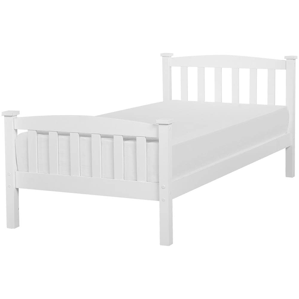 Letto Singolo In Legno In Color Bianco, 90x200cm Giverny - Foto 1
