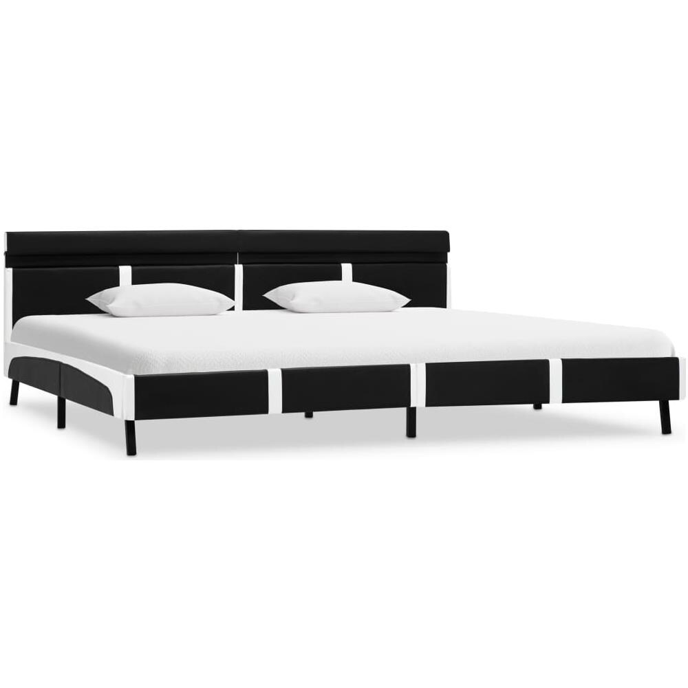 Giroletto Con Led Nero In Similpelle 180x200 Cm - Foto 2