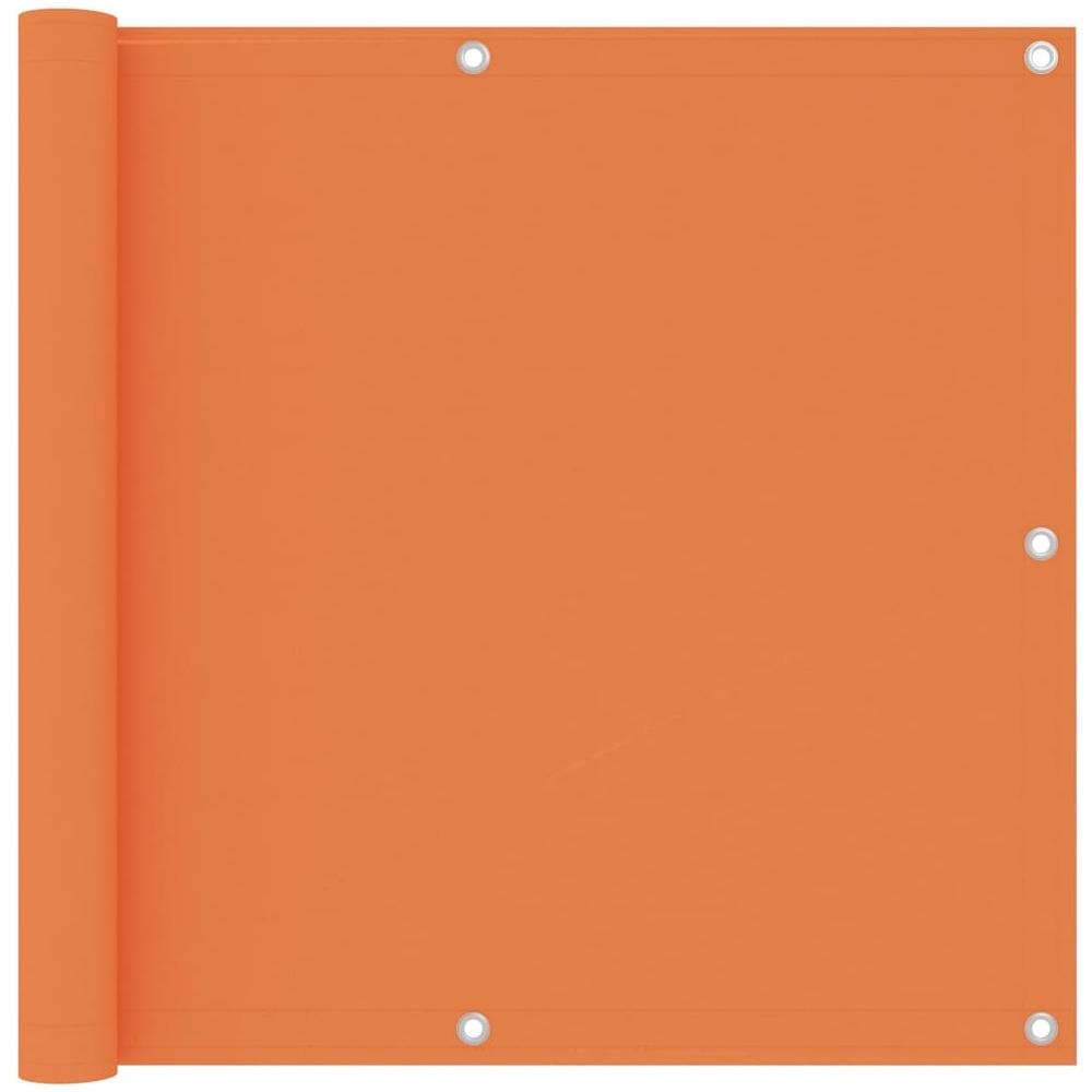 Paravento Balcone Arancione 90x300 cm Tessuto Oxford - Foto 1