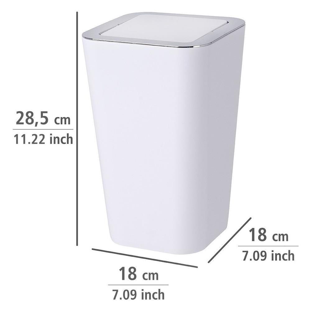 Cestino Candy Bianco - 6 L, Venko - Foto 3