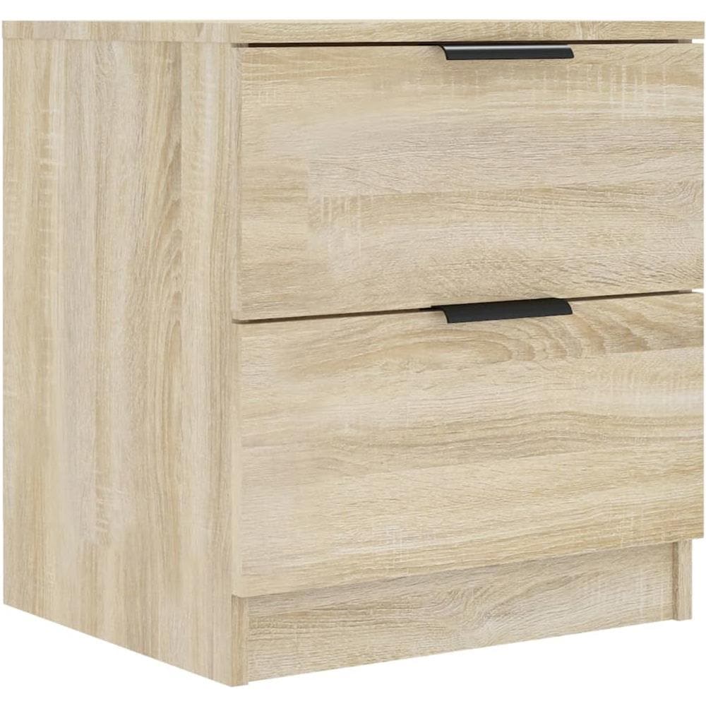 Comodini 2 Pz Rovere Sonoma In Legno Multistrato - Foto 2