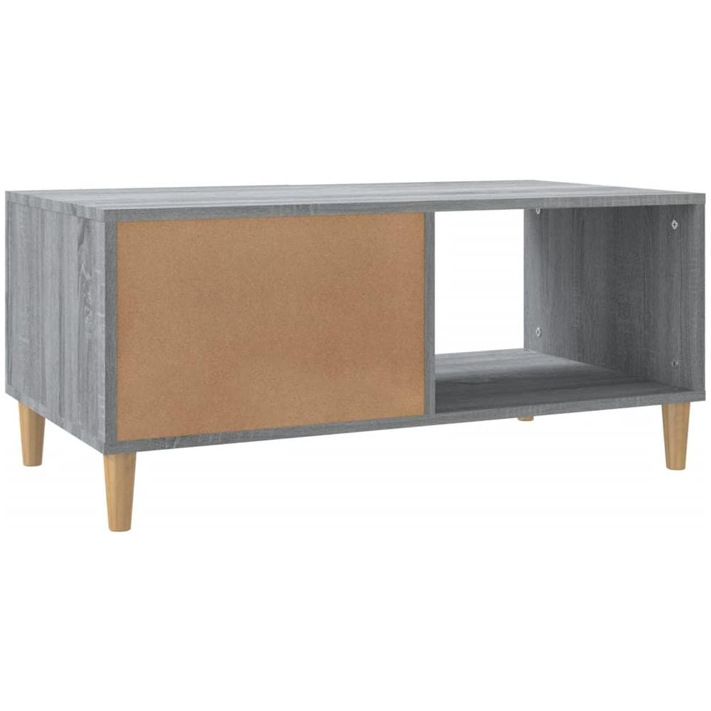 Tavolino Salotto Grigio Sonoma 89,5x50x40 Cm Legno Multistrato - Foto 7