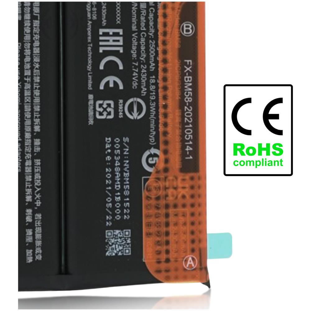 Batteria Interna 11t Pro 2500mah Originale Bm58 - Foto 5