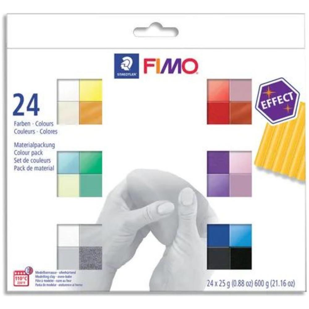 Set Di 24 Argilla Polimerica Fimo Effect 25g - Foto 1