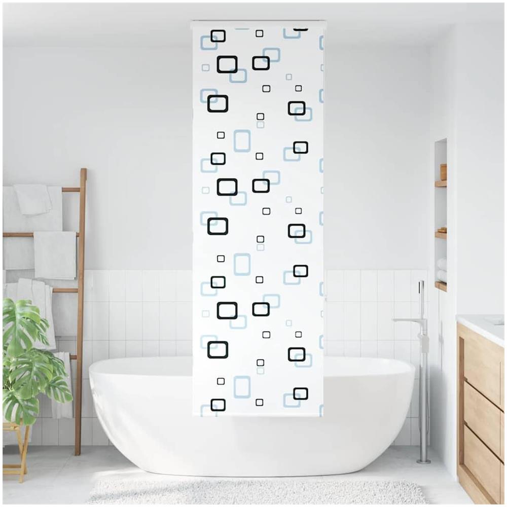 Tenda a Rullo per Doccia Cassonetto 80x240 cm Larghezza Tessuto - Foto 2