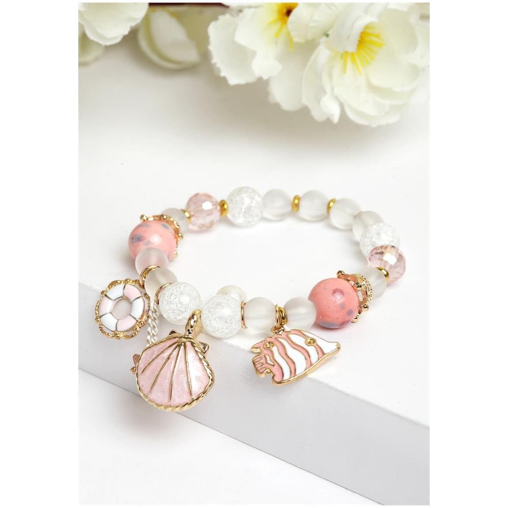 Bracciale Boho con Perline a Seme di Conchiglia - Foto 2