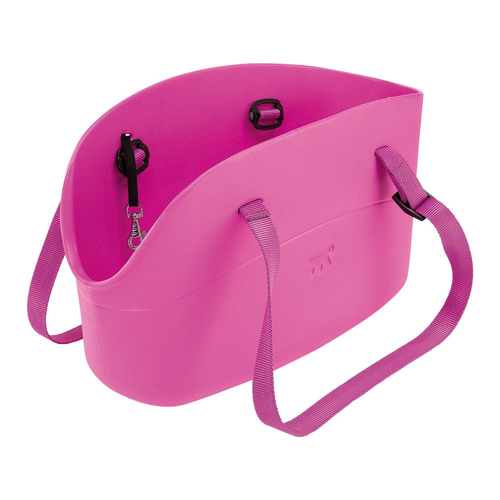 With-me Borsa - Borsa Da Viaggio Per Cani Di Piccola Taglia Rosa Nessuna - Foto 2