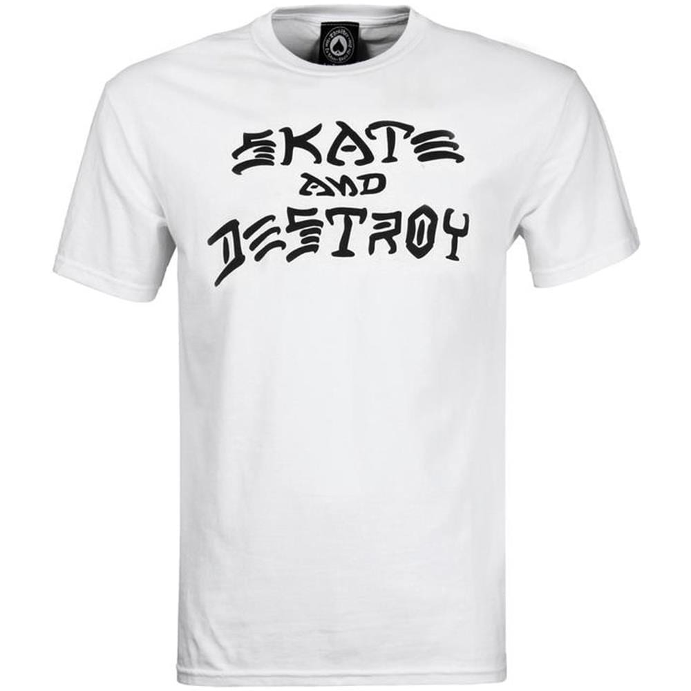 T-shirt Skate And Destroy Bianco (m, Bianco) - Foto 5