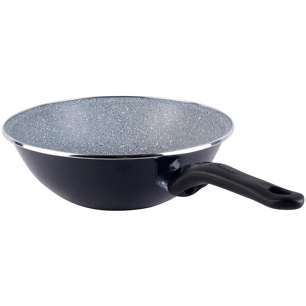 Megafesa Dolomiti - Wok, Diametro 28 Cm, Color Grigio Marengo - Foto 1