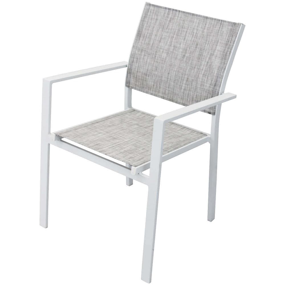 Venus - Poltrona Da Giardino In Alluminio E Textilene Impilabile - Foto 2