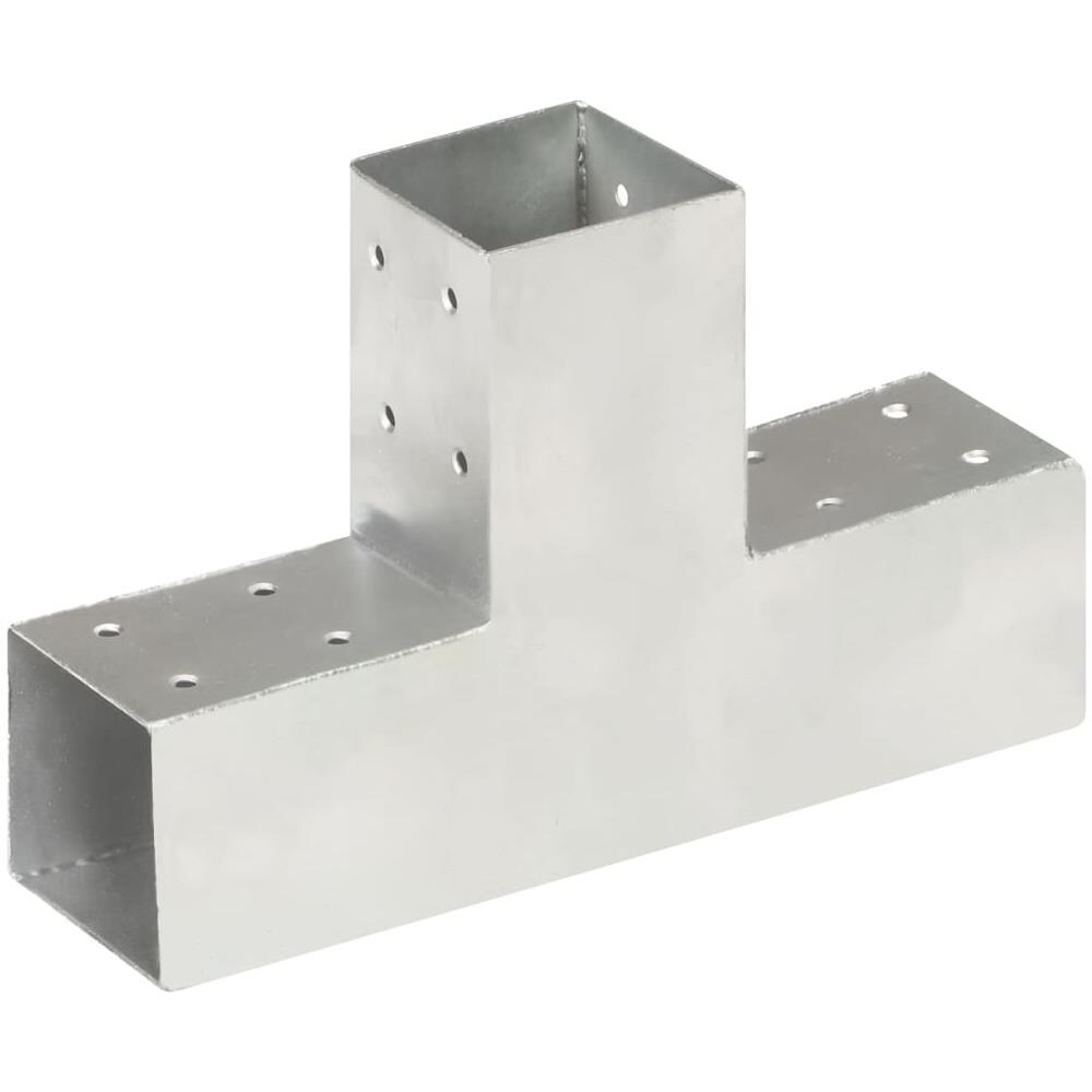 Connettore Per Pali A Forma Di T In Metallo Zincato 71x71 Mm - Foto 1