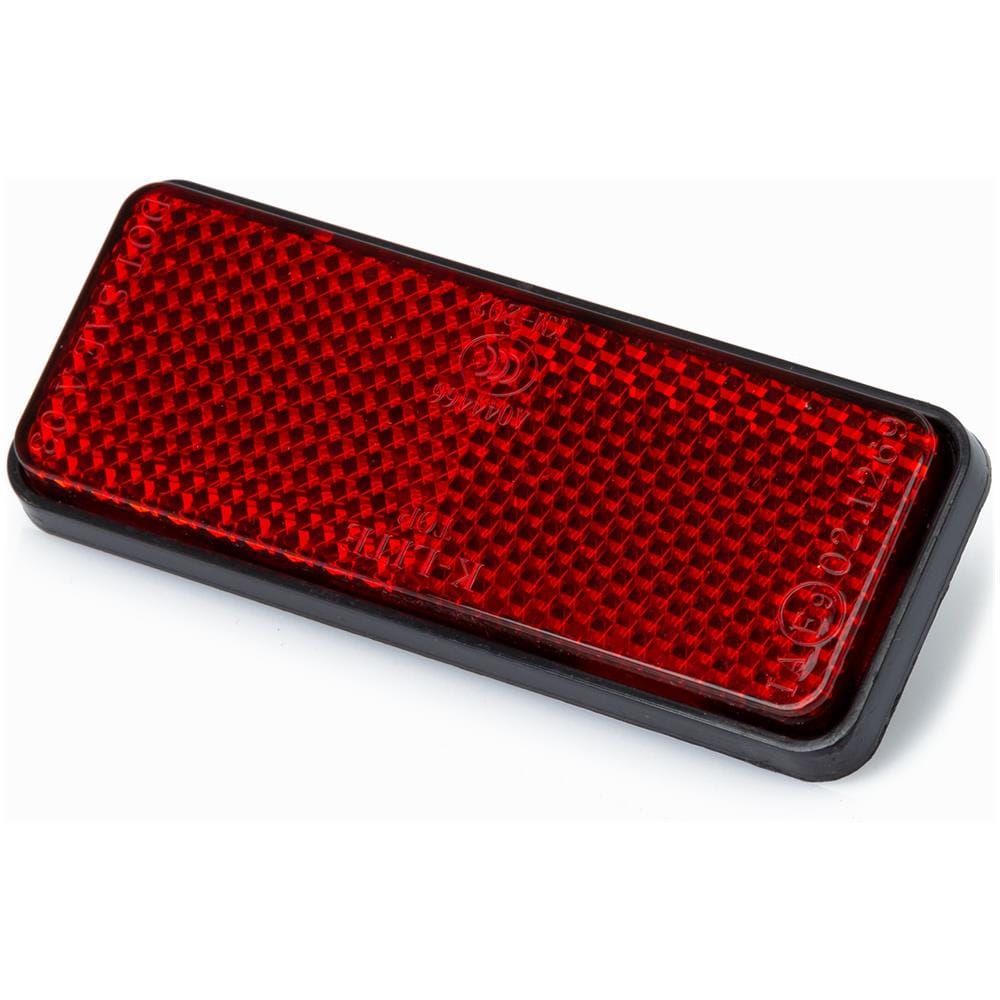 Catadiottro Omologato Moto Catarifrangente Rettangolare Rosso Universale - Foto 1