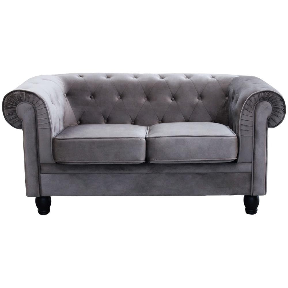 Chesterfield - Divano Vintage In Velluto - Foto 2
