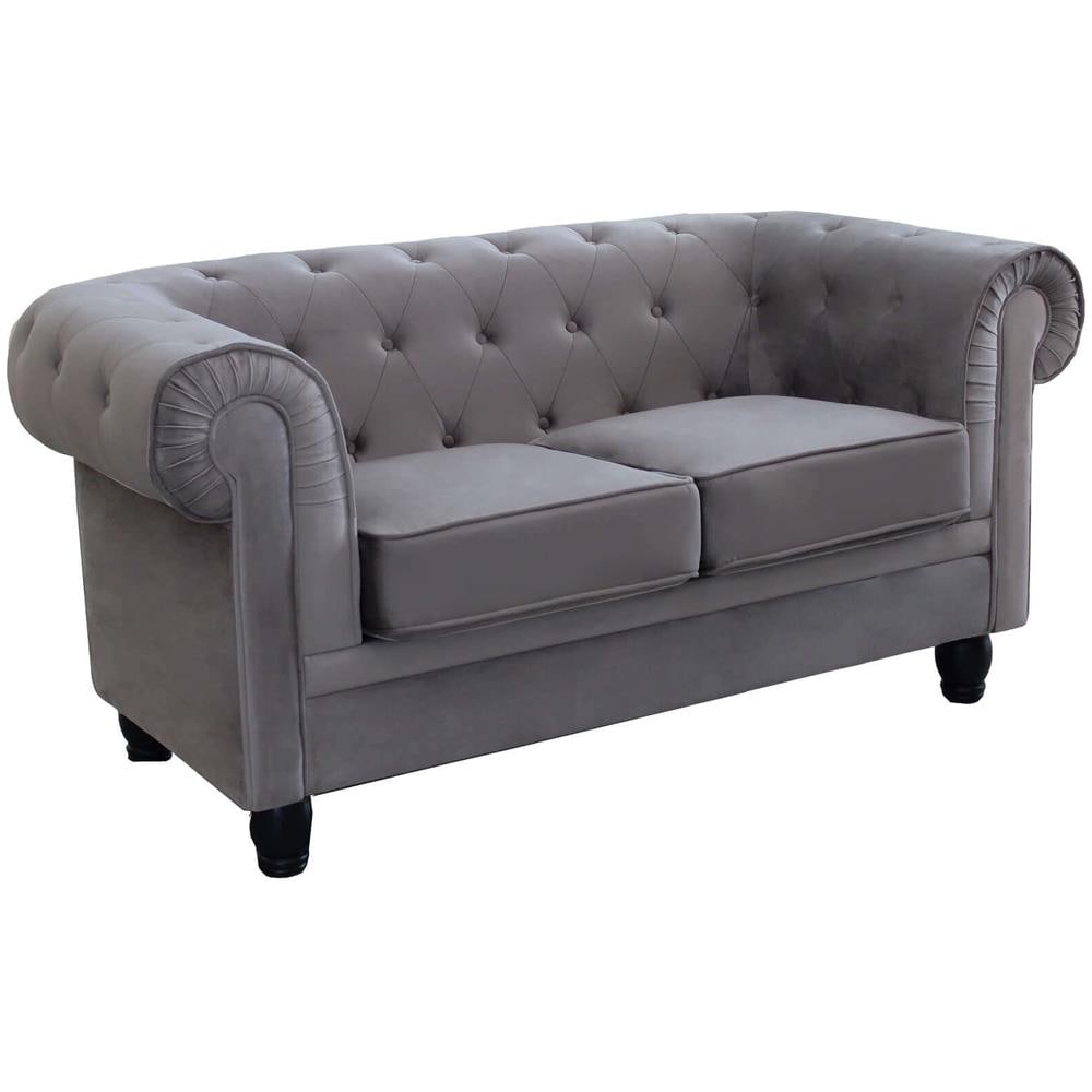 Chesterfield - Divano Vintage In Velluto - Foto 1