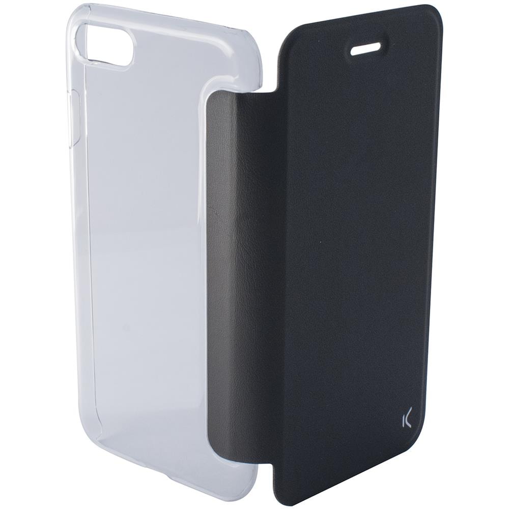 B0935FU24 Custodia a libro Nero, Trasparente custodia per cellulare - Foto 1