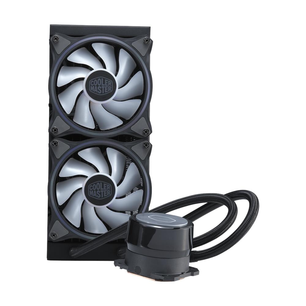 Dissipatore CPU a Liquido MasterLiquid ML 240 Illusion per Socket LGA1700, LGA1200, LGA2066, LGA2011-v3, LGA2011, LGA1151, LGA1150, LGA1155, LGA1156, AM4, AM3+, AM3, AM2+, AM2, FM2+, FM2, FM1 - Foto 8