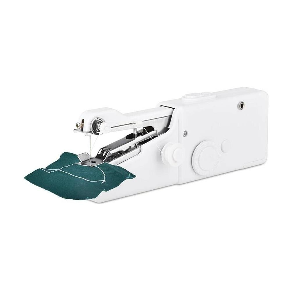 Mini macchina per cucire da viaggio cucitrice compatta a batterie - Foto 1