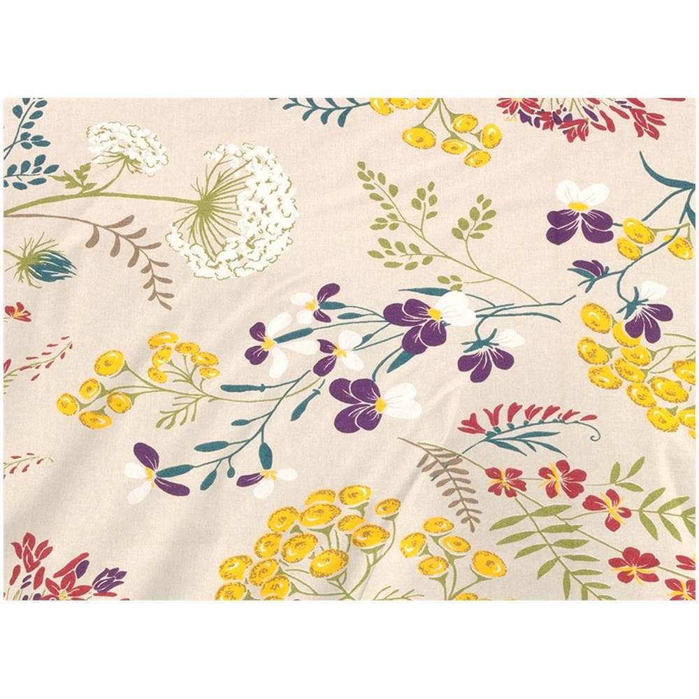 Sacco Copripiumino Piumone Letto In 100% Cotone Disegno Fiori Flower Garden Mod Rp Made Italy 2 Piazze Fiori - Foto 2