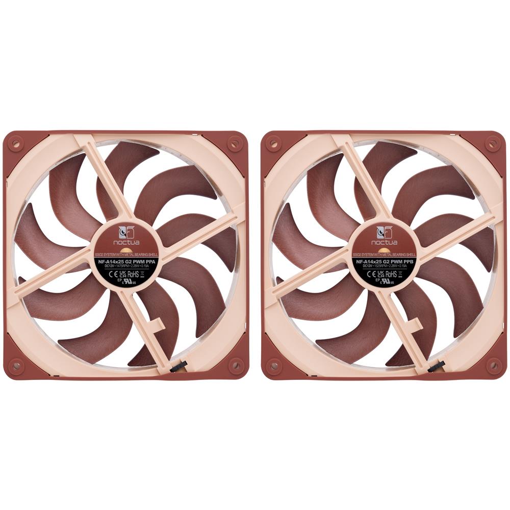 NF-A14 G2 PWM 140mm Ventola (Confezione da 2) - Foto 1