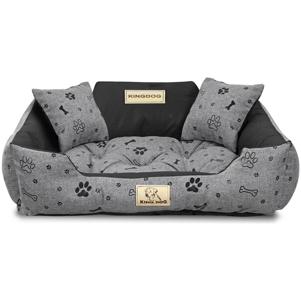 75x65 cm KINGDOG Cuccia per cani impermeabile personalizzabile Ossa nere - Foto 2