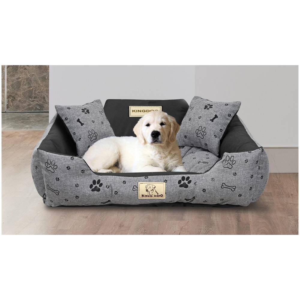 75x65 cm KINGDOG Cuccia per cani impermeabile personalizzabile Ossa nere - Foto 9