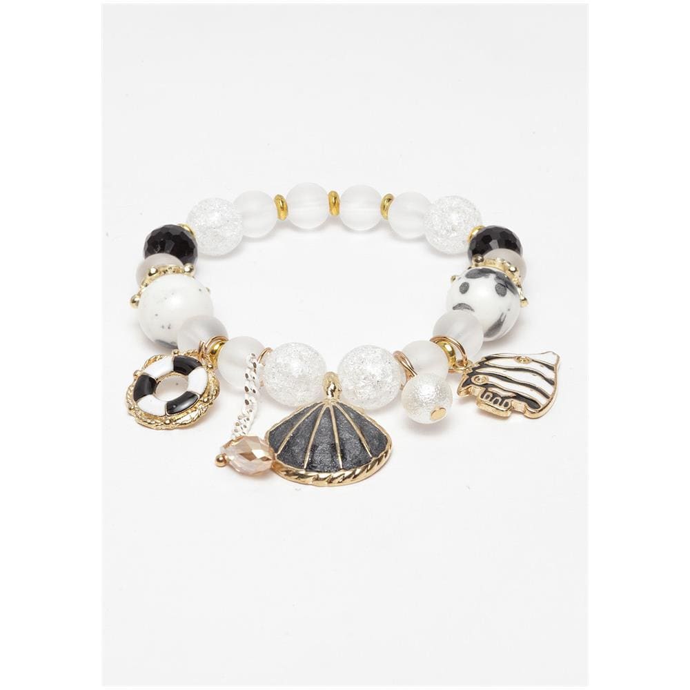 Bracciale Boho con Perline a Seme di Conchiglia - Foto 1