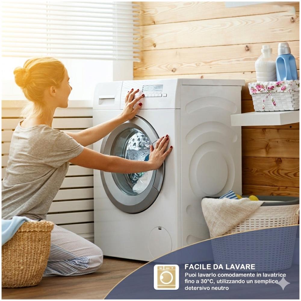 Piumino Maya per letto singolo Standard 155 x 200 cm - Foto 4