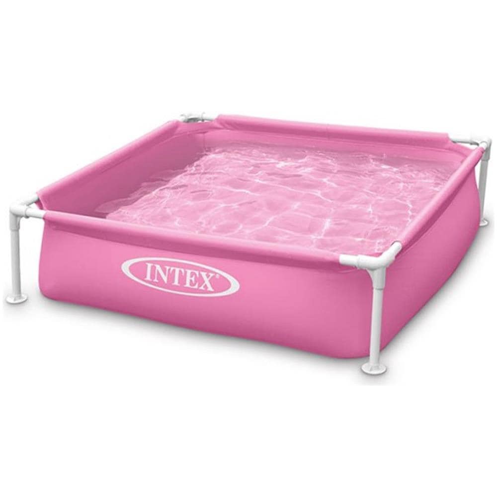 57172NP - Piscina Mini Frame Rosa 122x122x30 cm - Foto 1