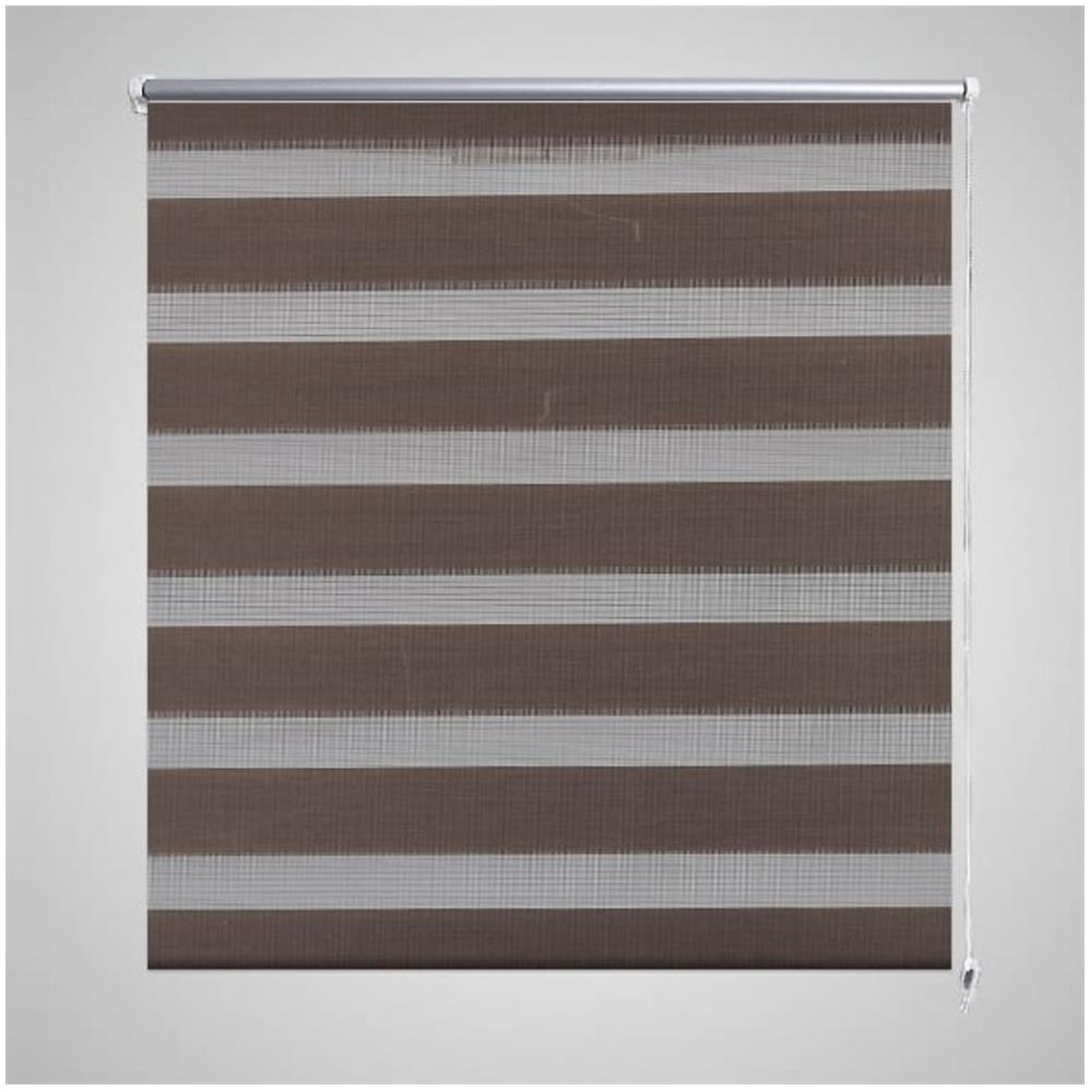 Tenda A Rullo Oscurante Zebra 80x150cm Caffé - Foto 1