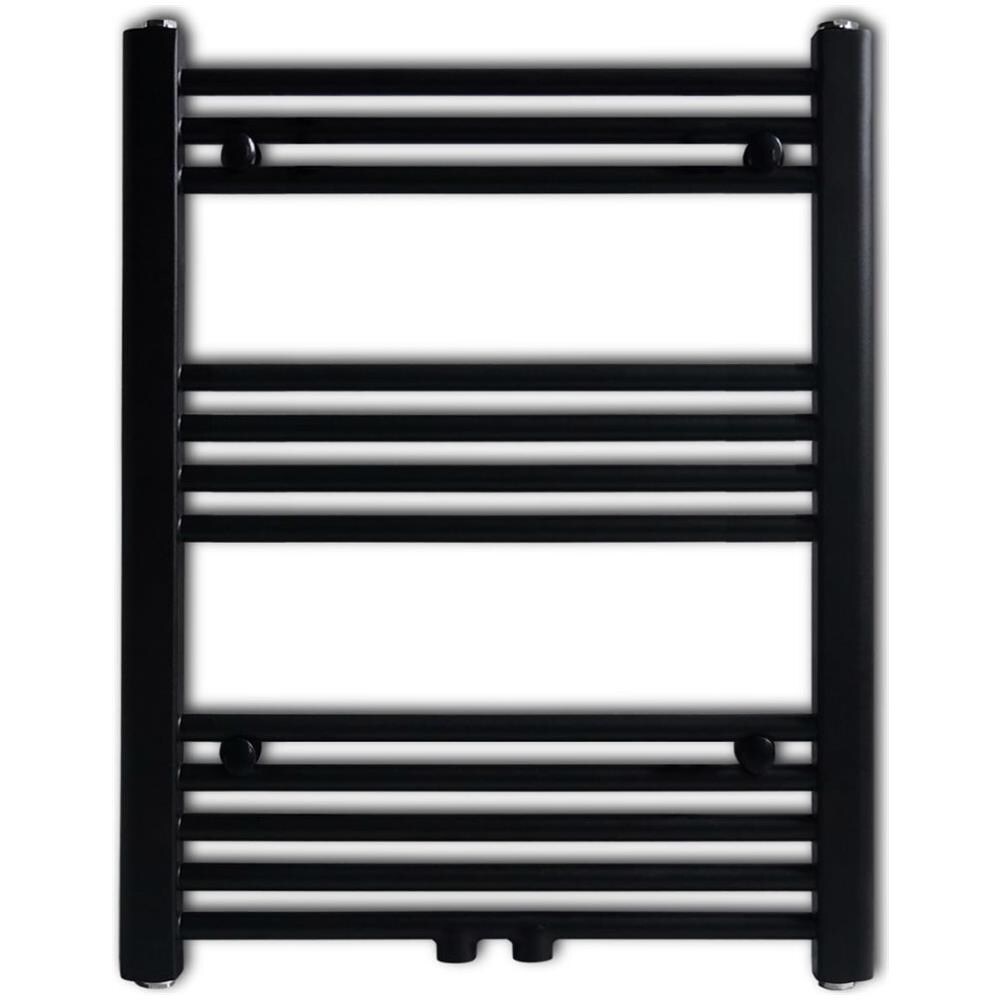 Radiatore Centrale Portasciugamano Dritto Nero 600 x 764 mm - Foto 2