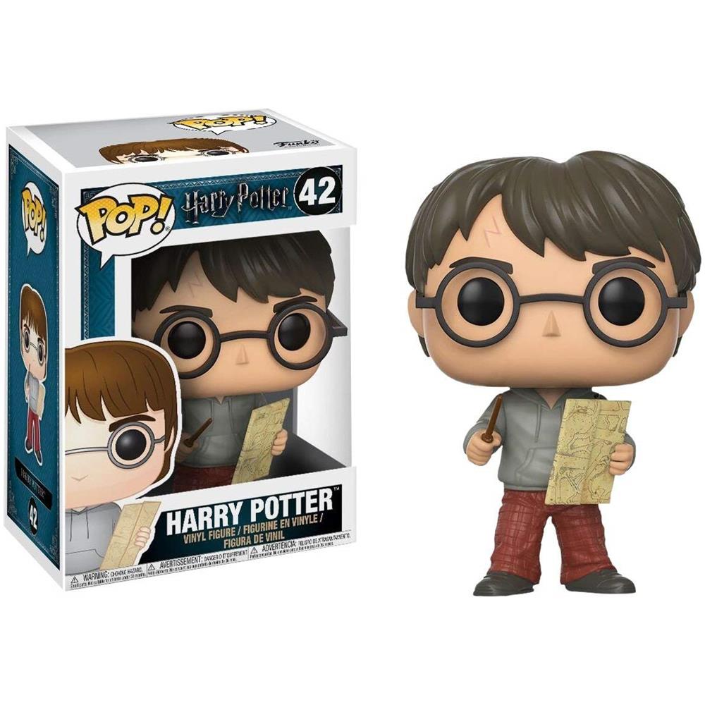 Harry Potter Pop Movies Vinile Figure Harry Con Mappa Del Malandrino 9 Cm - Foto 3