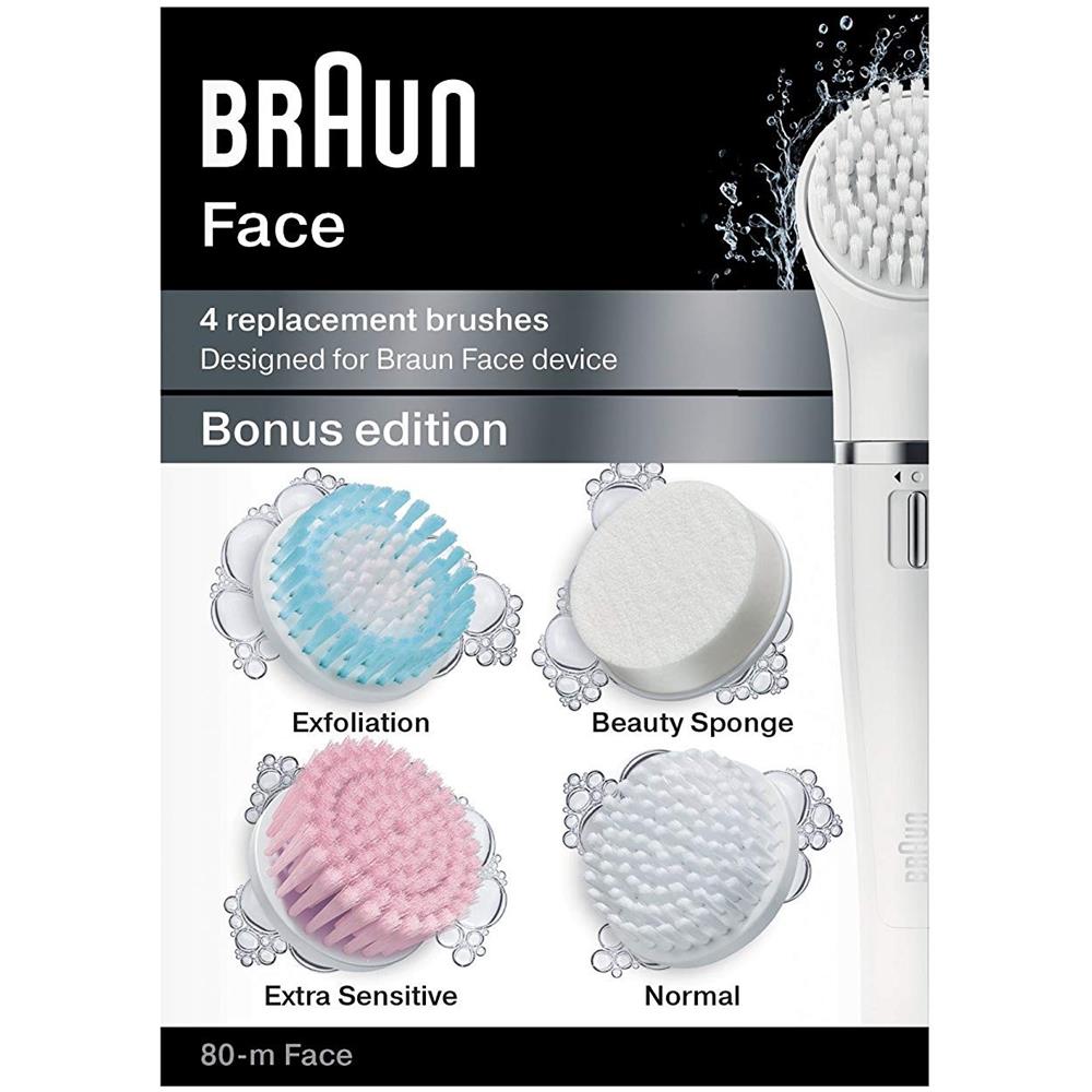 Face 80-m Spazzole Edizione Bonus Per Pelli Miste, Confezione Da 4 Pezzi Di Ricambio - Foto 1