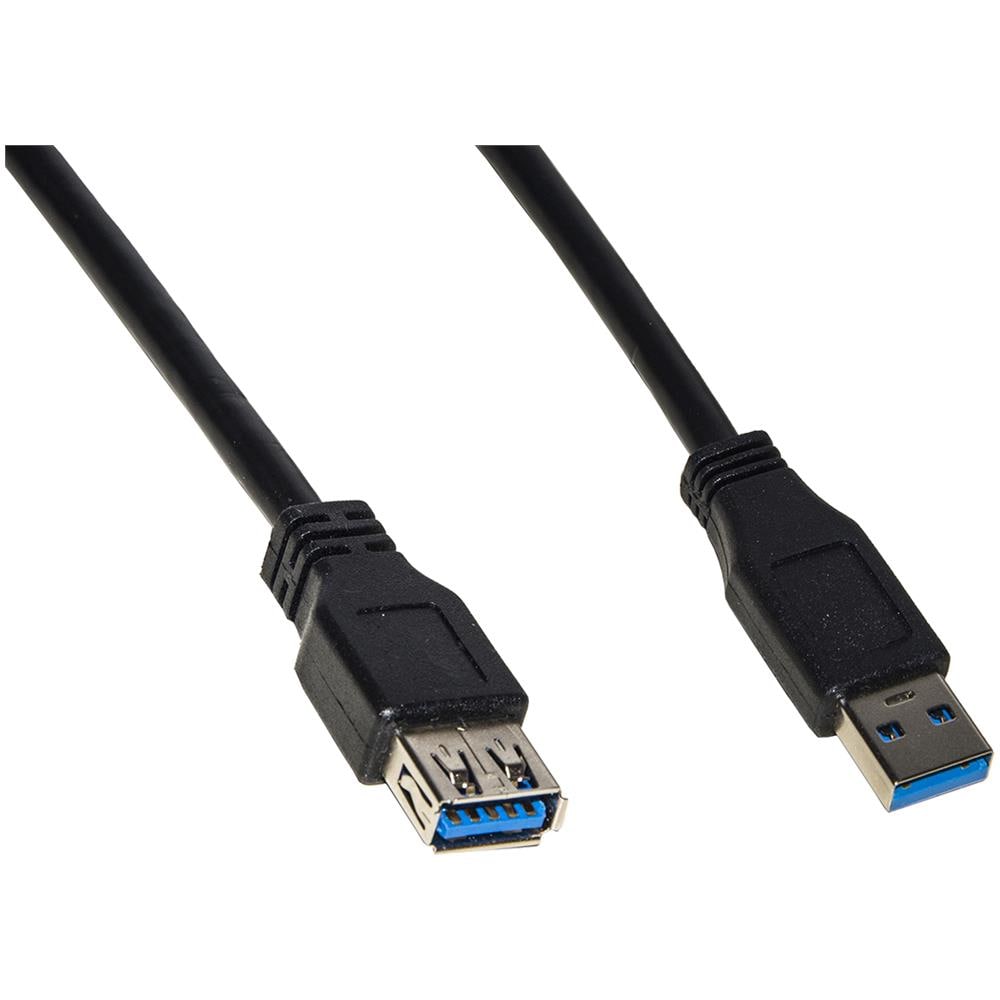 " ver Cavo Prolunga Usb 3.0 Connettori """"a"""" Maschio / femmina In Rame Mt 1" - Foto 4