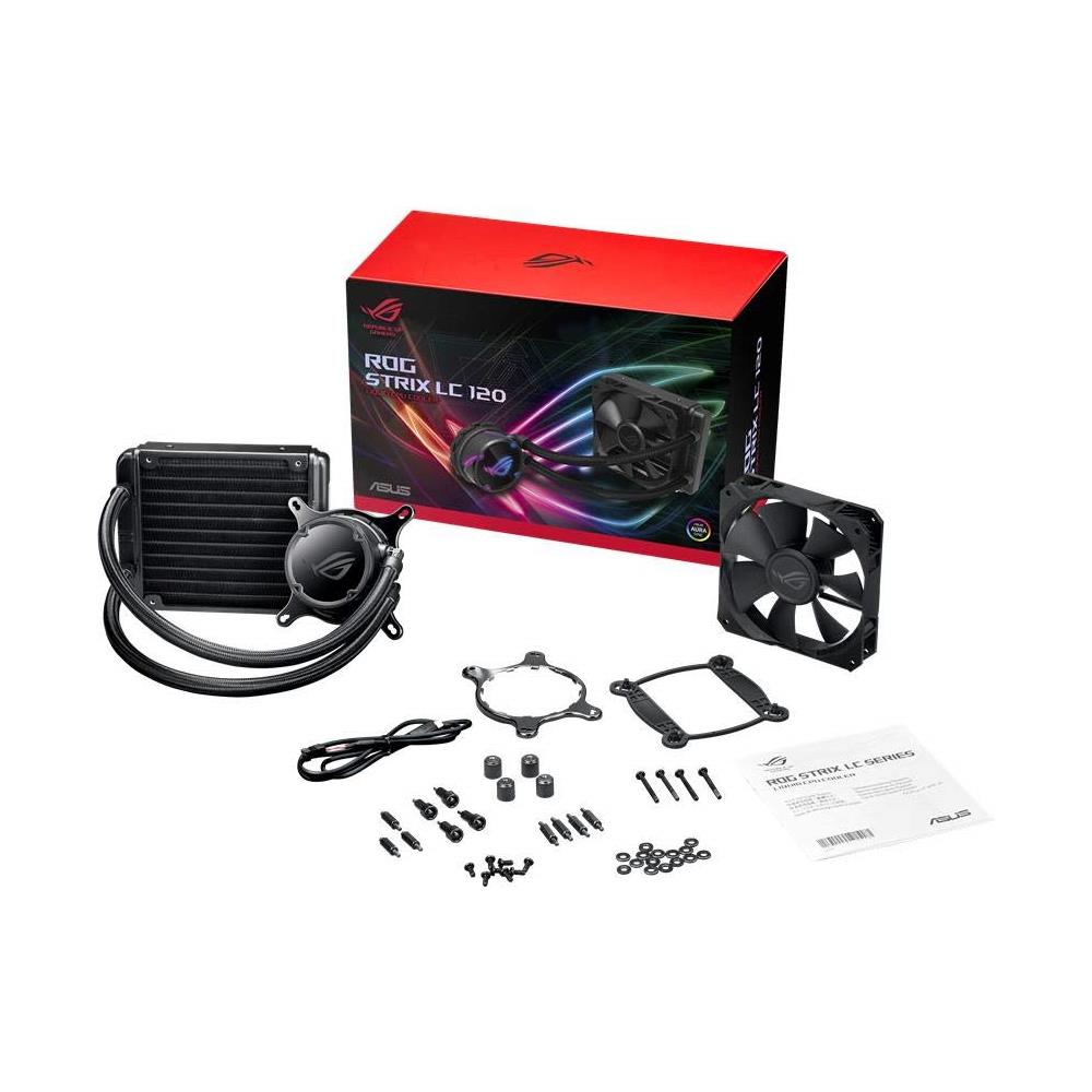 Dissipatore CPU a Liquido ROG Strix LC 120 per Socket AMD Socket AM4 / TR4 e Socket Intel LGA1150 / LGA1151 / LGA1155 / LGA1156 / LGA1366 / LGA2011 / LGA2011-V3 / LGA2066 - Foto 7