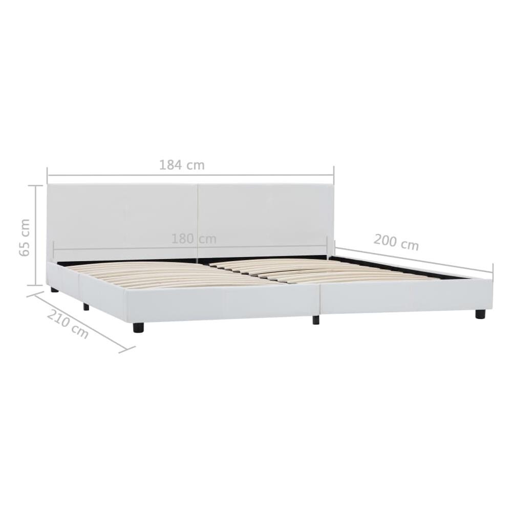 Giroletto Bianco in Similpelle 180x200 cm - Foto 2