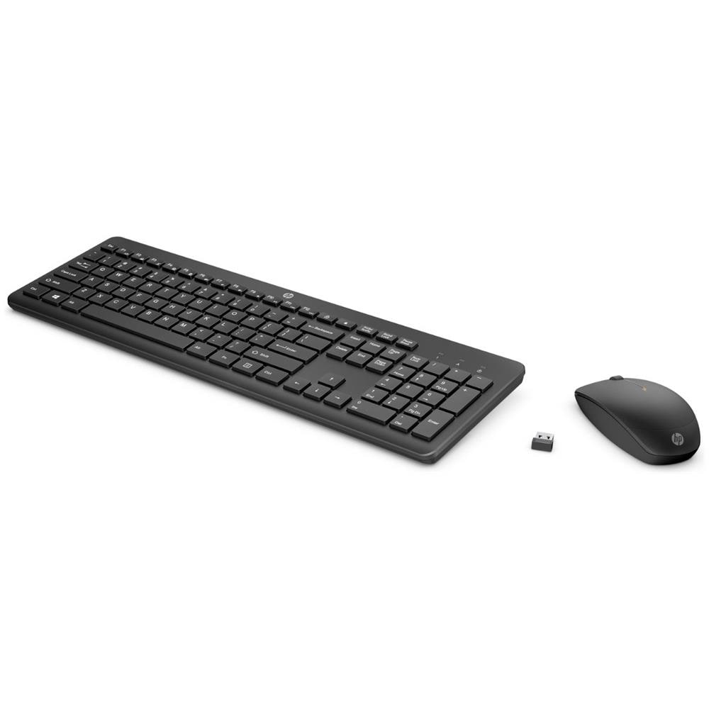 Tastiera e Mouse Wireless 18H24AA#ABZ  per Casa e Ufficio (Layout Italiano) Colore Nero - Foto 2