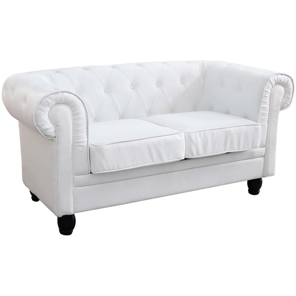 Chesterfield - Divano Vintage In Ecopelle - Foto 1