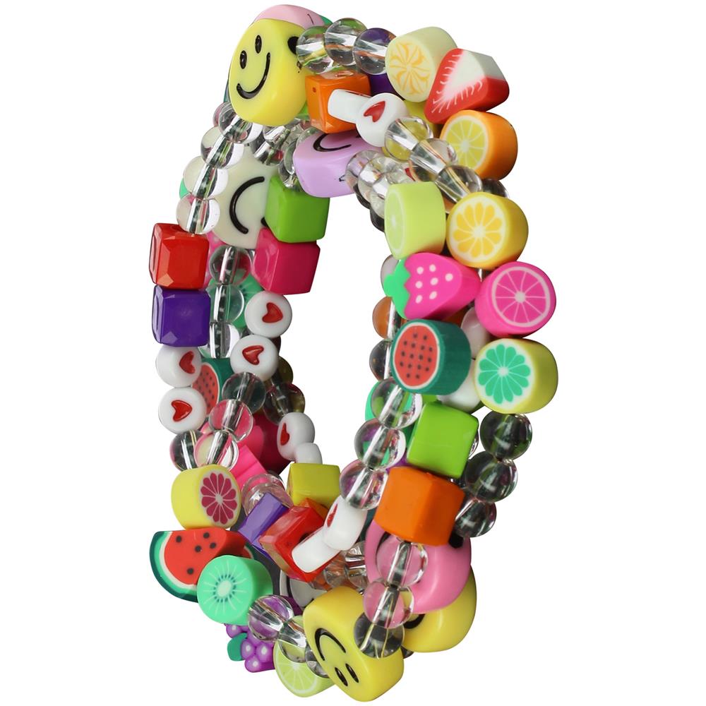 Collana Da Telefono Con Smiley E Frutta 110 Cm Multicolor Collezione Smile - Foto 2