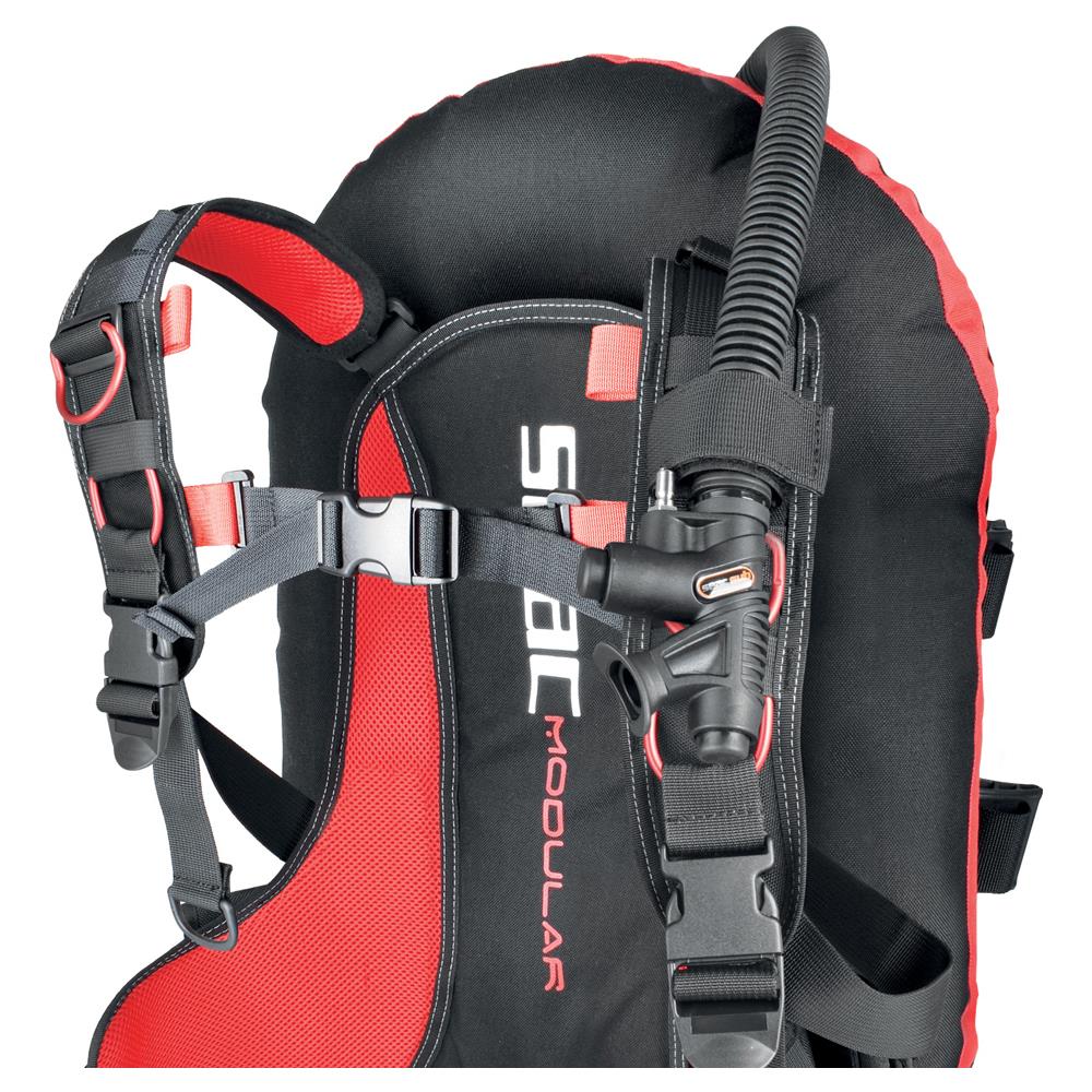 Seac Modular Rev Taglia Unica Nero / rosso - Foto 3