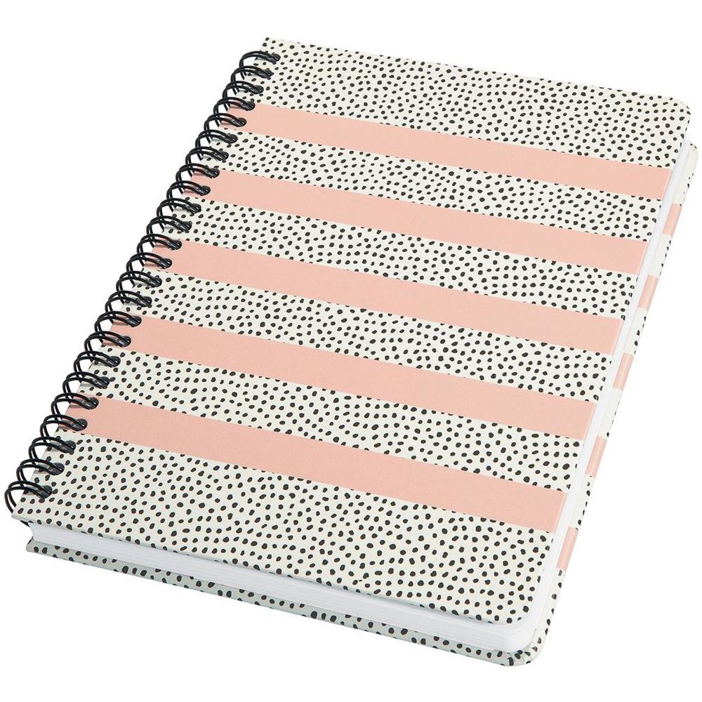 Jn600 Quaderno Per Scrivere A5 120 Fogli Nero, Rosa, Bianco - Foto 1